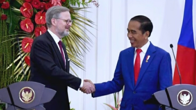 Presiden Jokowi Apresiasi Kunjungan Perdana PM Ceko ke Indonesia